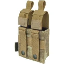Flyye Double 9mm Pistol Magazine Pouch Ver. HP MOLLE A-TACS AU -SurviGear Store flyye double 9mm pistol mag pouch ver hp atacs AU ALL 2 2
