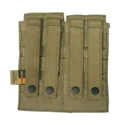 Flyye Double M4/M16 Magazine Pouch MOLLE Khaki -SurviGear Store flyye double m4 m16 mag pouch khaki 2a 2