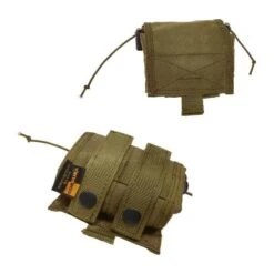 Flyye Folding Magazine Drop Pouch MOLLE Coyote Brown -SurviGear Store flyye fold mag pouch coyote 3a 2