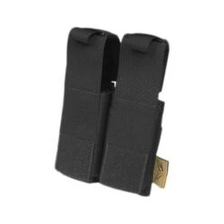 Flyye Double .45 Pistol Magazine Pouch MOLLE Black