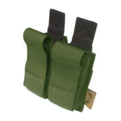 Flyye Double .45 Pistol Magazine Pouch MOLLE Olive Drab -SurviGear Store flyye molle dbl 45 pistol mag pouch olive 3a 2