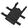 Flyye Right-Angle Leg Panel MOLLE Black -SurviGear Store flyye molle right angle leg panel black 1a 2