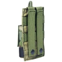 Flyye Short Radio Pouch MOLLE A-TACS FG -SurviGear Store flyye molle short radio pouch atacsfg 2a 2