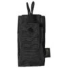 Flyye Short Radio Pouch MOLLE Black -SurviGear Store flyye molle short radio pouch black 1a 2
