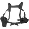 Flyye Shoulder Holster System Panel MOLLE Black 1 Flyye Shoulder Holster System Panel MOLLE Black -SurviGear Store flyye shoulder molle system panel BLACK NEW 1 2