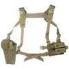 Flyye Shoulder Holster System Panel MOLLE Khaki 2 Flyye Shoulder Holster System Panel MOLLE Khaki -SurviGear Store flyye shoulder molle system panel KHAKI NEW 1 2