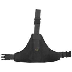 Flyye Triangular Leg Panel MOLLE Black -SurviGear Store flyye triangilar panel black 2a 2