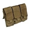 Flyye Triple M4/M16 Magazine Pouch MOLLE Coyote Brown -SurviGear Store flyye triple m4 m16 mag pouch coyote 1a 2