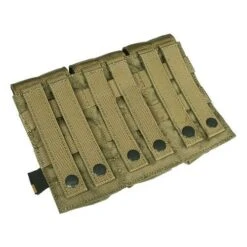 Flyye Triple M4/M16 Magazine Pouch MOLLE Khaki -SurviGear Store flyye triple m4 m16 mag pouch khaki 2a 2