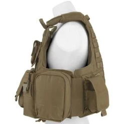 Flyye Force Recon Vest With Pouch Set Ver. Mar Coyote Brown -SurviGear Store flyyeforcereconvestcoyotebrown4 2