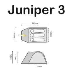 Highlander Juniper 3 Tent Deep Blue -SurviGear Store highlander juniper 3 3
