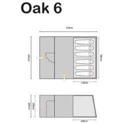 New Release -SurviGear Store highlander oak 6 family tunnel tent IMPERIAL BLUE ALL 2