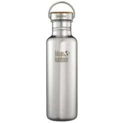 Klean Kanteen Reflect 800ml Bottle Unibody Bamboo Cap Mirrored Stainless