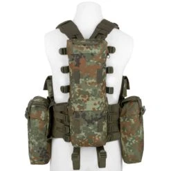 MFH South African Assault Vest Flecktarn -SurviGear Store mfh assault south african vest flecktarn 4