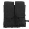 MFH Double M4/M16 Magazine Pouch MOLLE Black -SurviGear Store mfh double mag pouch black amaz 1