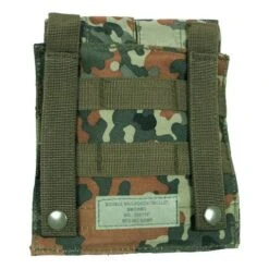 MFH Double M4/M16 Magazine Pouch MOLLE Flecktarn -SurviGear Store mfh double mag pouch fleck amaz 2