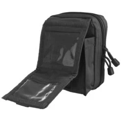 MFH Map Case MOLLE Black -SurviGear Store mfh map case molle black 3 3