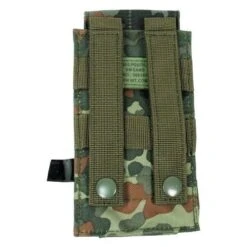 MFH Single M4/M16 Magazine Pouch MOLLE Flecktarn -SurviGear Store mfh single mag pouch fleck amaz 2