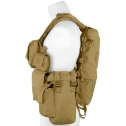 MFH South African Assault Vest Coyote Tan -SurviGear Store mfh south african assault vest coyotet 3