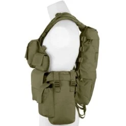 MFH South African Assault Vest OD Green -SurviGear Store mfh south african assault vest od green 3