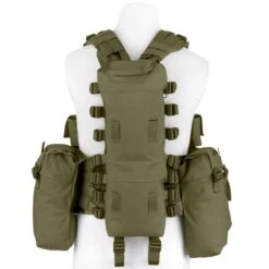 MFH South African Assault Vest OD Green -SurviGear Store mfh south african assault vest od green 4