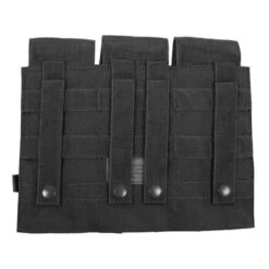MFH Triple M4/M16 Magazine Pouch MOLLE Black -SurviGear Store mfh triple mag pouch black amaz 2