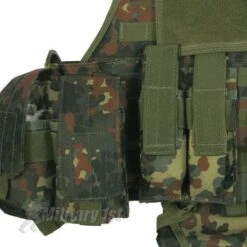 MFH Tactical MOLLE Vest Ranger Flecktarn -SurviGear Store mfh vest ranger molle flecktarn 3 1