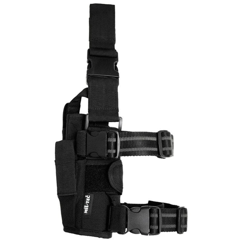 Mil-Tec Adjustable Leg Holster Cordura Black 3 Mil-Tec Adjustable Leg Holster Cordura Black