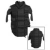 Mil-Tec Anti-Riot Jacket Black -SurviGear Store mil tec anti riot breast protection black amaz 1 1