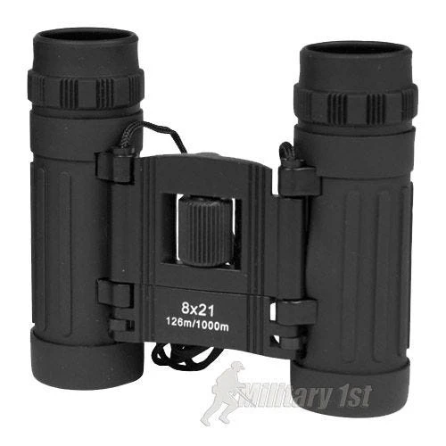 Mil-Tec Foldable Binocular 8x21 Black 4 Mil-Tec Foldable Binocular 8x21 Black - Image 2