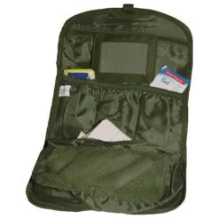 Mil-Tec British Army Toiletry Bag Olive -SurviGear Store mil tec british army toilet bag olive 2 1
