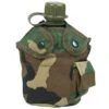 Mil-Tec US Style Canteen And Cup Woodland -SurviGear Store mil tec canteen wood 1b 1