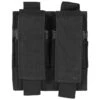 Mil-Tec Double Pistol Magazine Pouch Black -SurviGear Store mil tec double pistol mag pouch black amaz 1 1