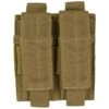 Mil-Tec Double Pistol Magazine Pouch Coyote -SurviGear Store mil tec double pistol mag pouch coyote amaz 1 1
