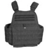 Mil-Tec Plate Carrier Vest Black -SurviGear Store mil tec plate carrier vest black 1 1