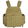 Mil-Tec Plate Carrier Vest Coyote -SurviGear Store mil tec plate carrier vest coyote 1 1