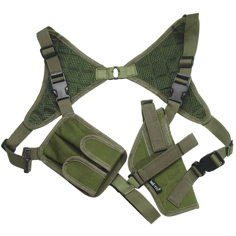 Mil-Tec Shoulder Holster Cordura Olive 3 Mil-Tec Shoulder Holster Cordura Olive