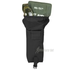 Mil-Tec Utility Pouch Small MOLLE Black -SurviGear Store mil tec utility pouch small black 2 1