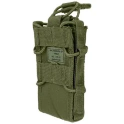 Mil-Tec Open Top Single Mag Pouch Olive -SurviGear Store mil tec mag pouch open top single olive 2