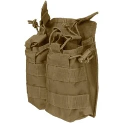 Mil-Tec Open Top Double Mag Pouch Dark Coyote -SurviGear Store mil tec open top double pouch dark coyote 2
