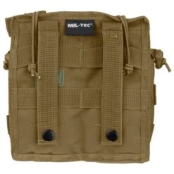 Mil-Tec Open Top Double Mag Pouch Dark Coyote -SurviGear Store mil tec open top double pouch dark coyote 3