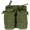Mil-Tec Open Top Double Mag Pouch Olive