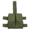 MFH Tactical Leg Pouch Double Magazine Olive -SurviGear Store tactical leg pouch double olive amazon C1