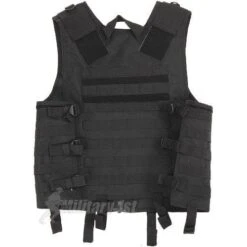 MFH Vest MOLLE Light Black -SurviGear Store vest light black 2 3