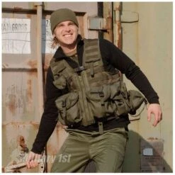 Mil-Tec Tactical Vest Modular System Olive -SurviGear Store vest modul olive55 1