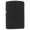 Zippo Matte Black Regular Lighter -SurviGear Store zippo matte black regular 1